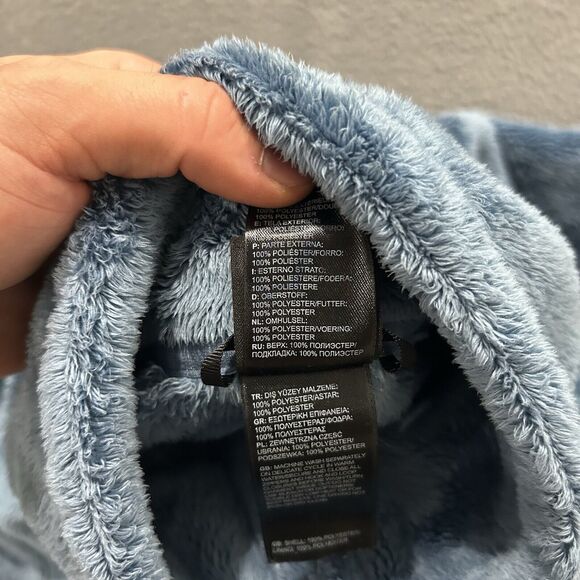 The North Face Jacket Womens Small Blue Full Zip Osito Furry Mock Neck Fleece - Picture 10 of 10